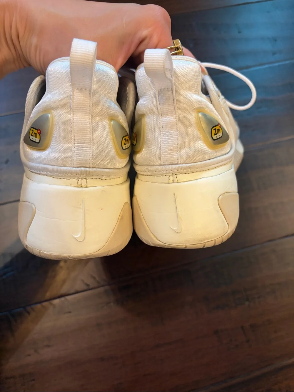 Nike White/Sail Zoom 2K Runner Sneakers athletic activewear sporty shoes neutral